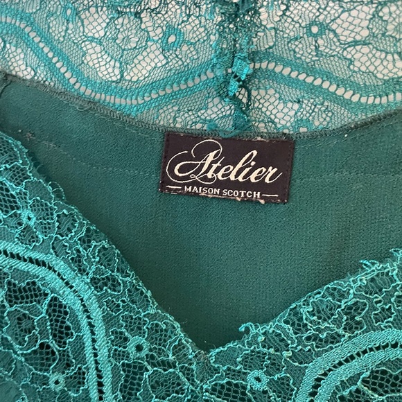 Atelier Maison Scotch lace trim cami top size 1 - Picture 4 of 4